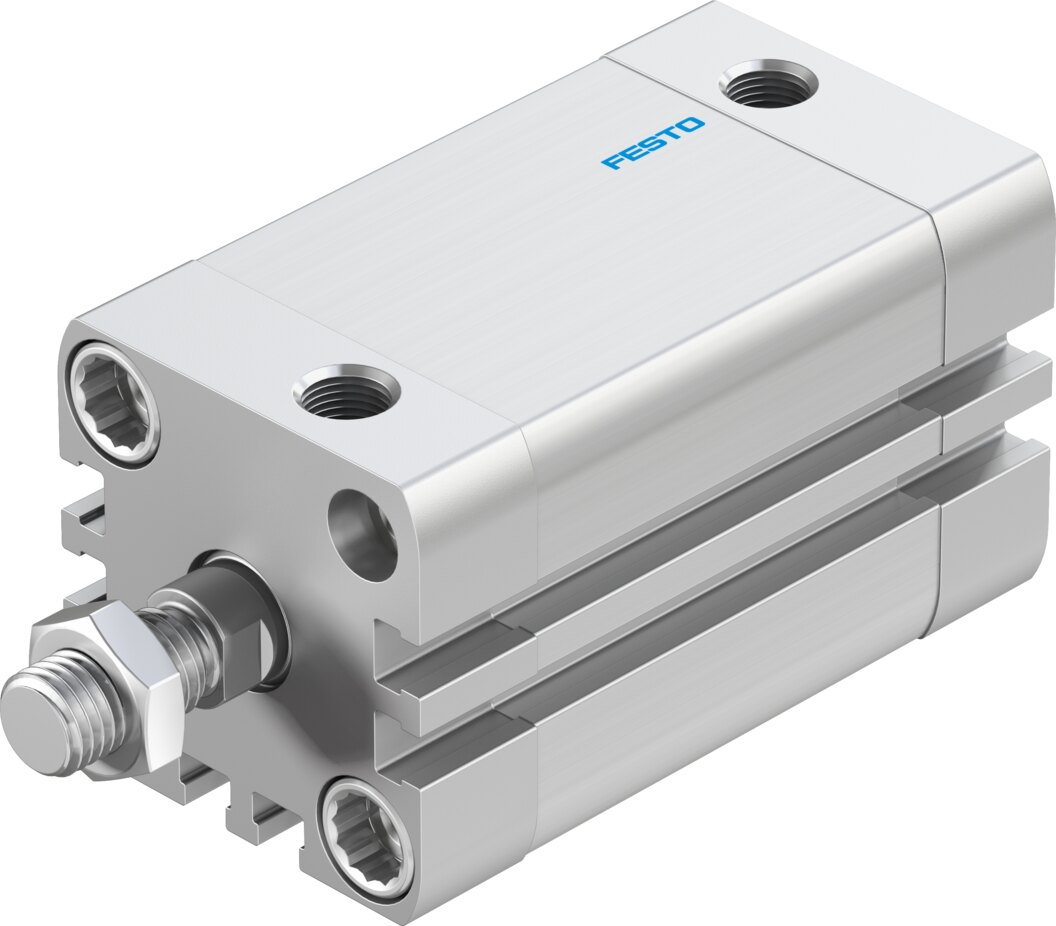 Компактный пневмоцилиндр (ADN-1 1/4"-1 1/2"-A-P-A, Festo)