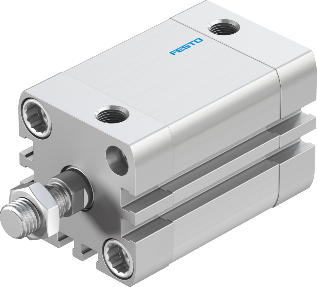 Компактный пневмоцилиндр (ADN-1 1/4"-1 1/4"-A-P-A, Festo)
