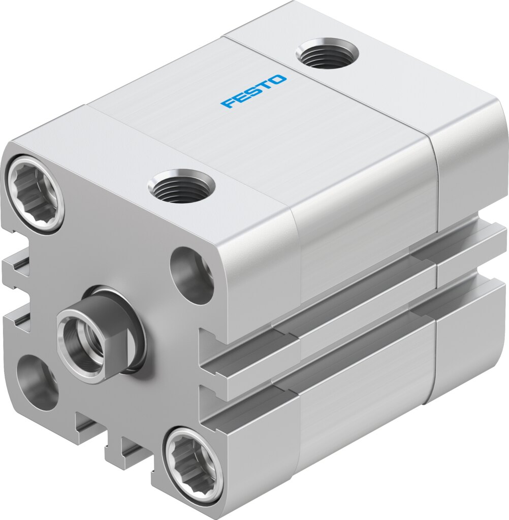Компактный пневмоцилиндр (ADN-1 1/4"-1/2"-I-P-A, Festo)