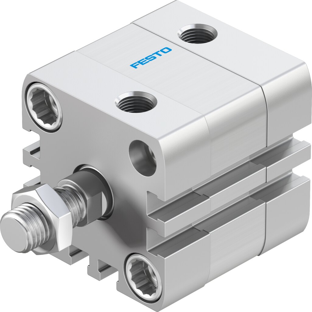 Компактный пневмоцилиндр (ADN-1 1/4"-1/4"-A-P-A, Festo)