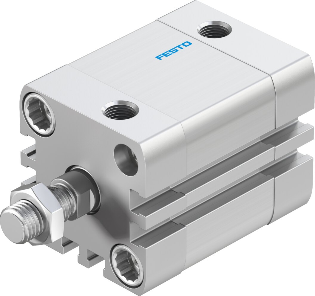 Компактный пневмоцилиндр (ADN-1 1/4"-3/4"-A-P-A, Festo)