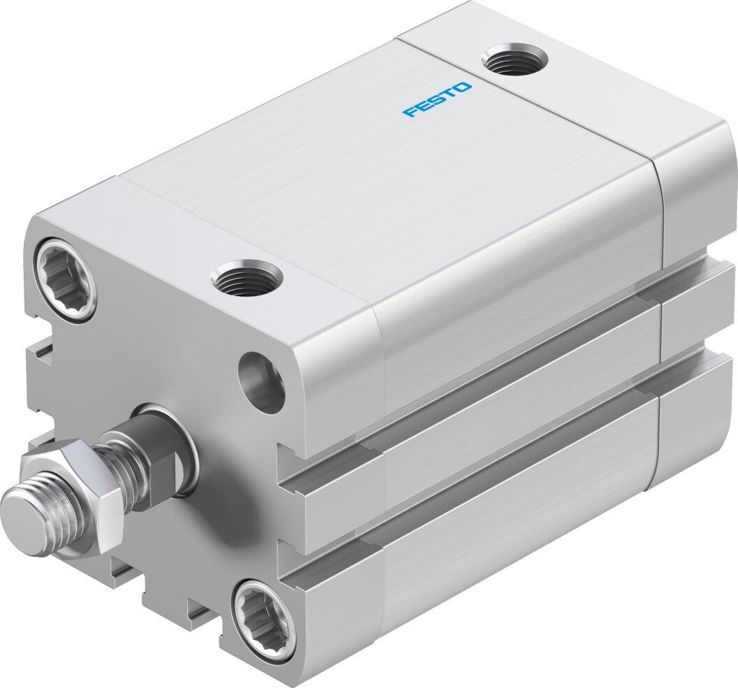 Компактный пневмоцилиндр (ADN-1 5/8"-1 1/2"-A-P-A, Festo)