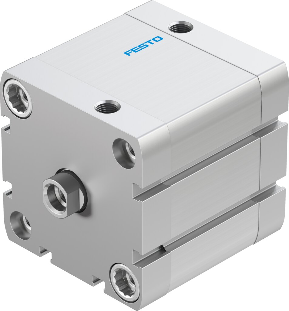 Компактный пневмоцилиндр (ADN-2 1/2"-1 1/4"-I-P-A, Festo)