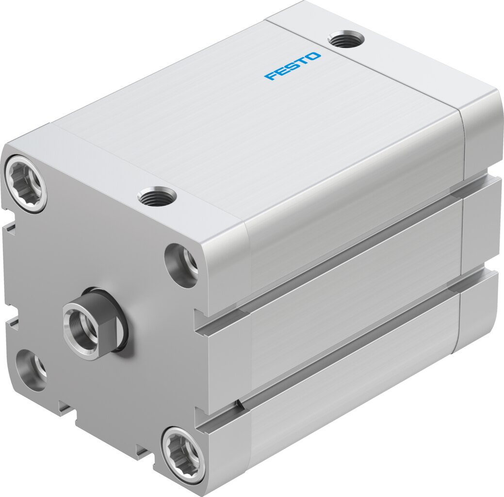 Компактный пневмоцилиндр (ADN-2 1/2"-2 1/2"-I-P-A, Festo)