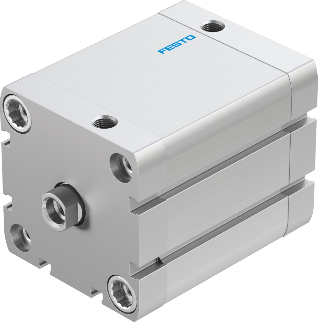 Компактный пневмоцилиндр (ADN-2 1/2"-2"-I-P-A, Festo)