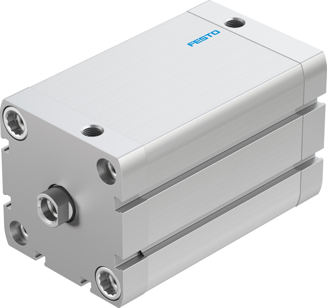 Компактный пневмоцилиндр (ADN-2 1/2"-3"-I-P-A, Festo)