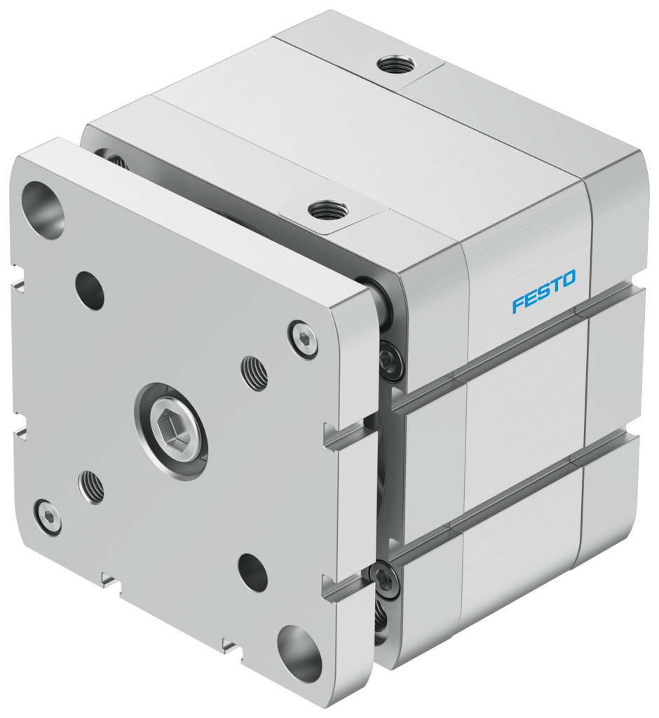 Компактный пневмоцилиндр (ADNGF-100-20-P-A, Festo)
