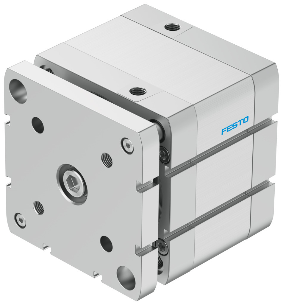 Компактный пневмоцилиндр (ADNGF-100-25-P-A, Festo)