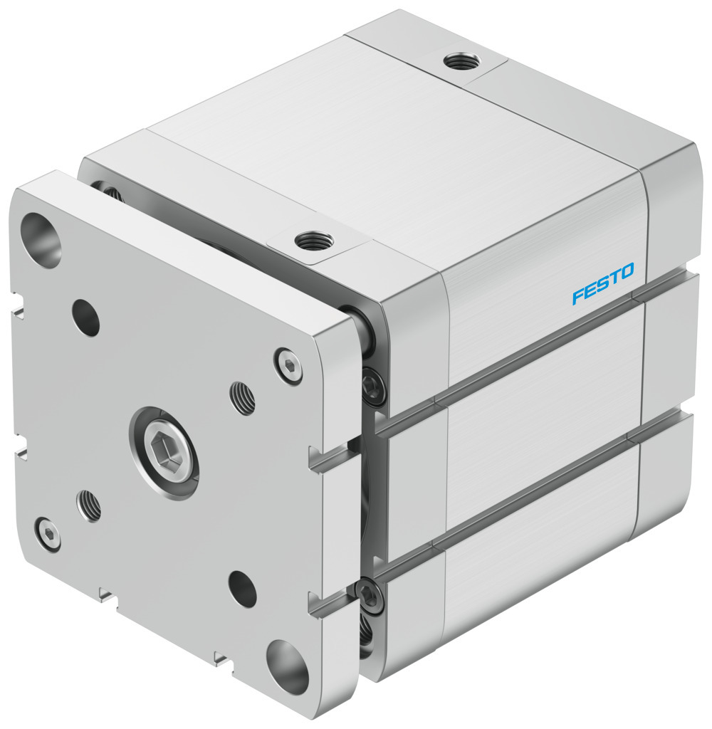 Компактный пневмоцилиндр (ADNGF-100-50-P-A, Festo)