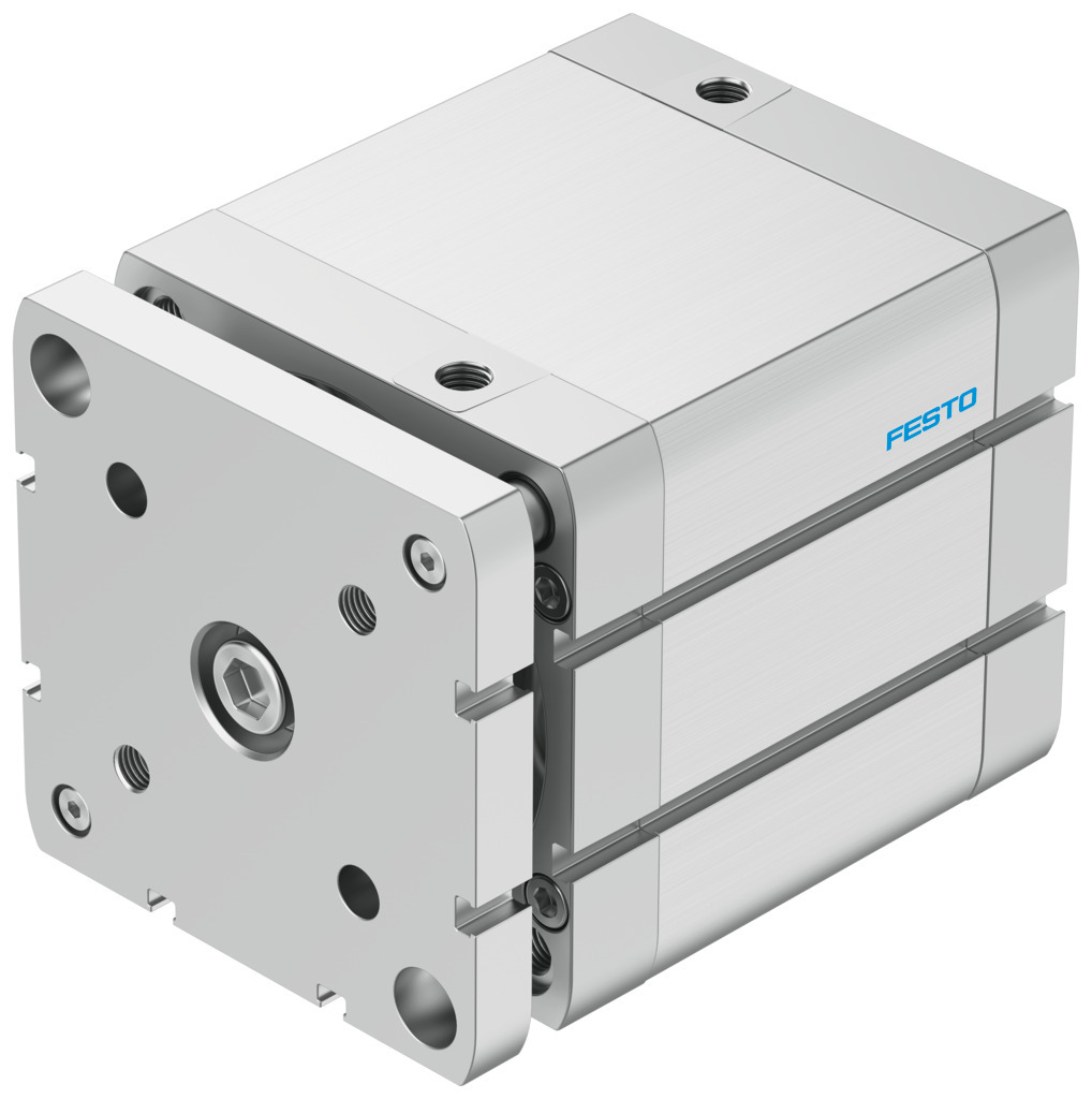 Компактный пневмоцилиндр (ADNGF-100-60-P-A, Festo)