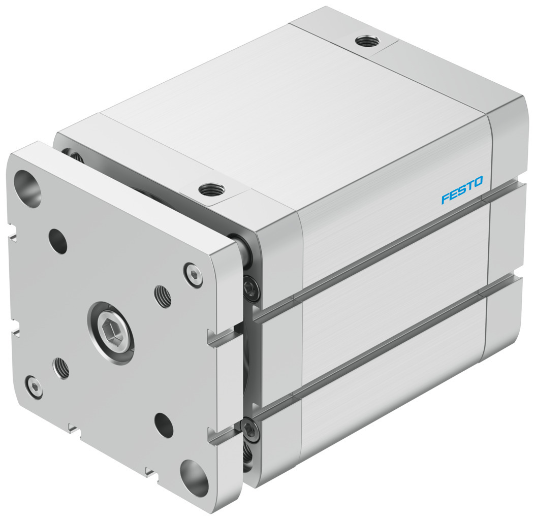 Компактный пневмоцилиндр (ADNGF-100-80-P-A, Festo)