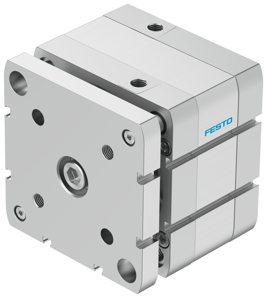 Компактный пневмоцилиндр (ADNGF-100, Festo)