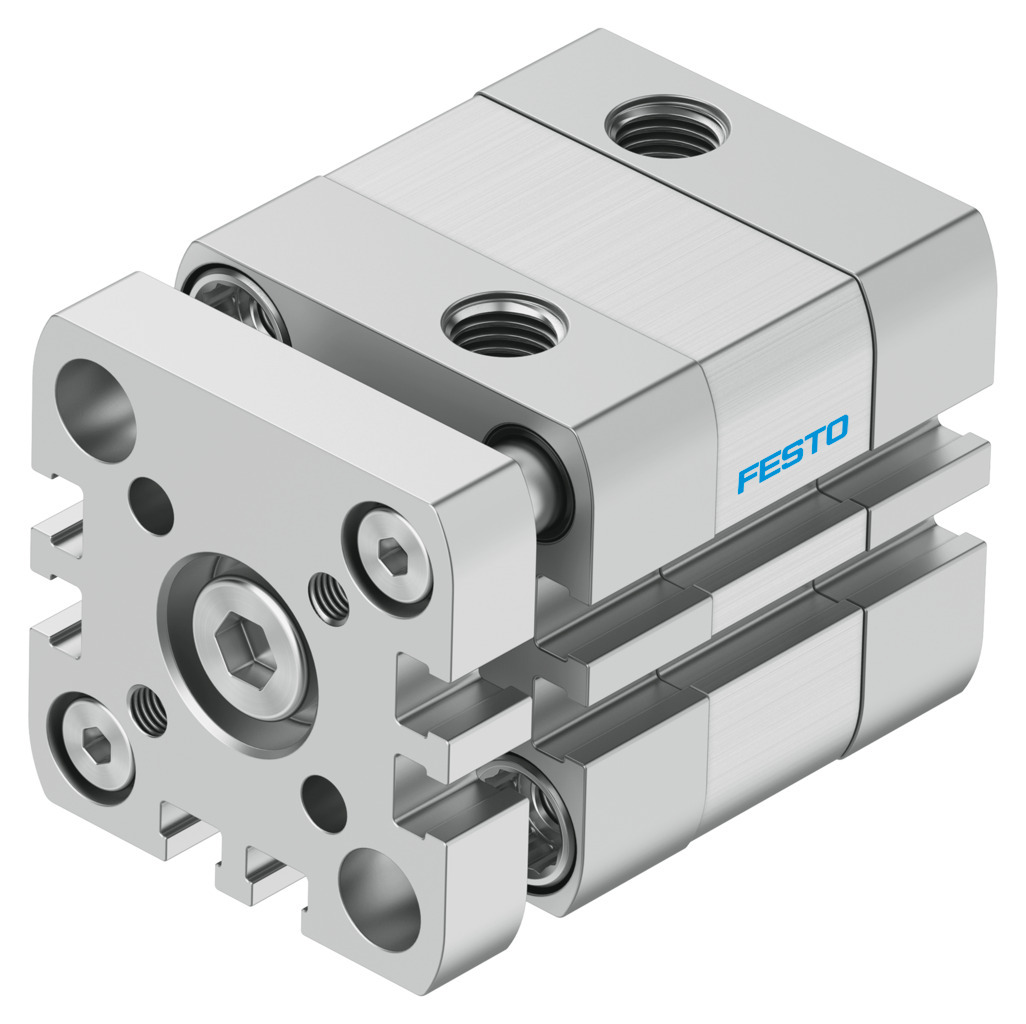 Компактный пневмоцилиндр (ADNGF-25-60-P-A, Festo)