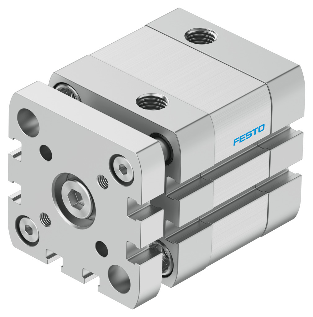 Компактный пневмоцилиндр (ADNGF-40-10-P-A, Festo)