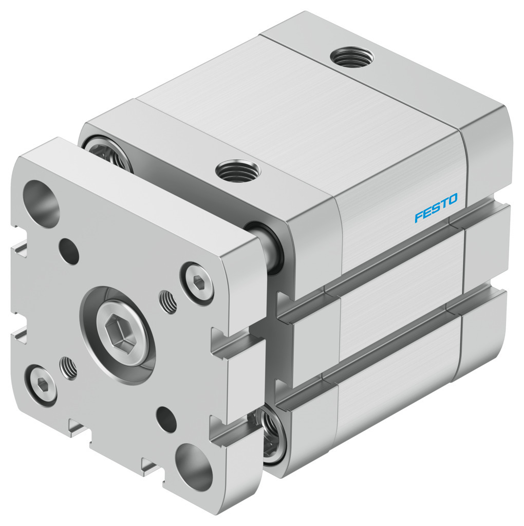 Компактный пневмоцилиндр (ADNGF-50-25-P-A, Festo)