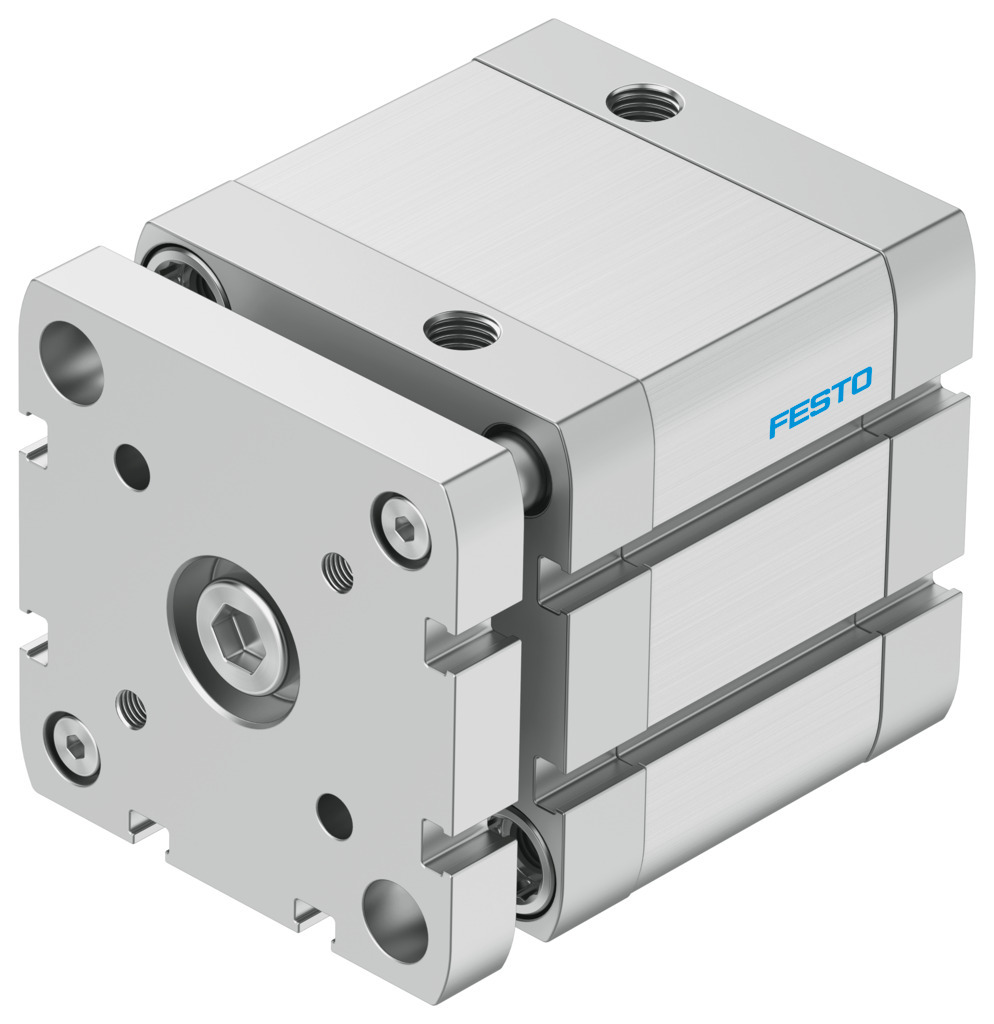 Компактный пневмоцилиндр (ADNGF-63-25-P-A, Festo)