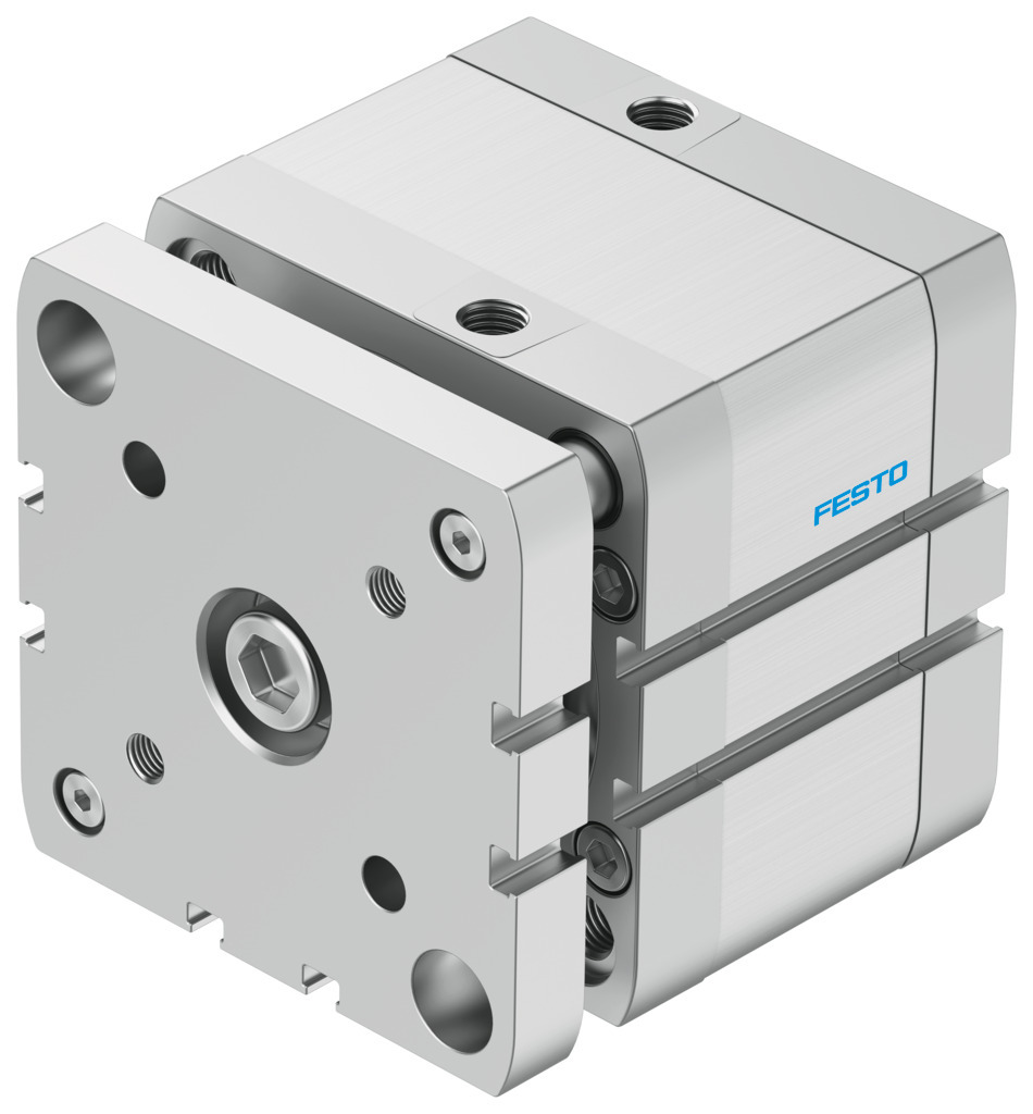 Компактный пневмоцилиндр (ADNGF-80-20-P-A, Festo)