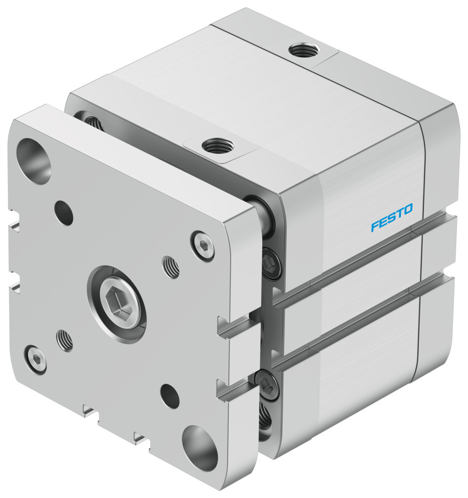 Компактный пневмоцилиндр (ADNGF-80-25-P-A, Festo)