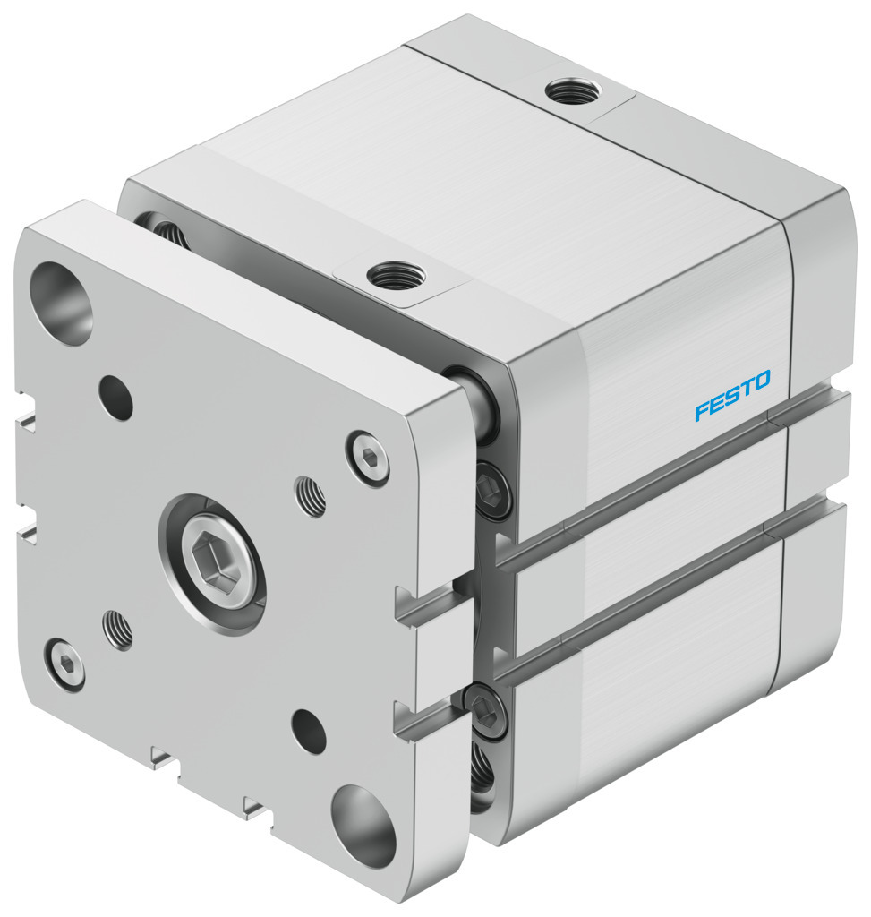 Компактный пневмоцилиндр (ADNGF-80-30-P-A, Festo)