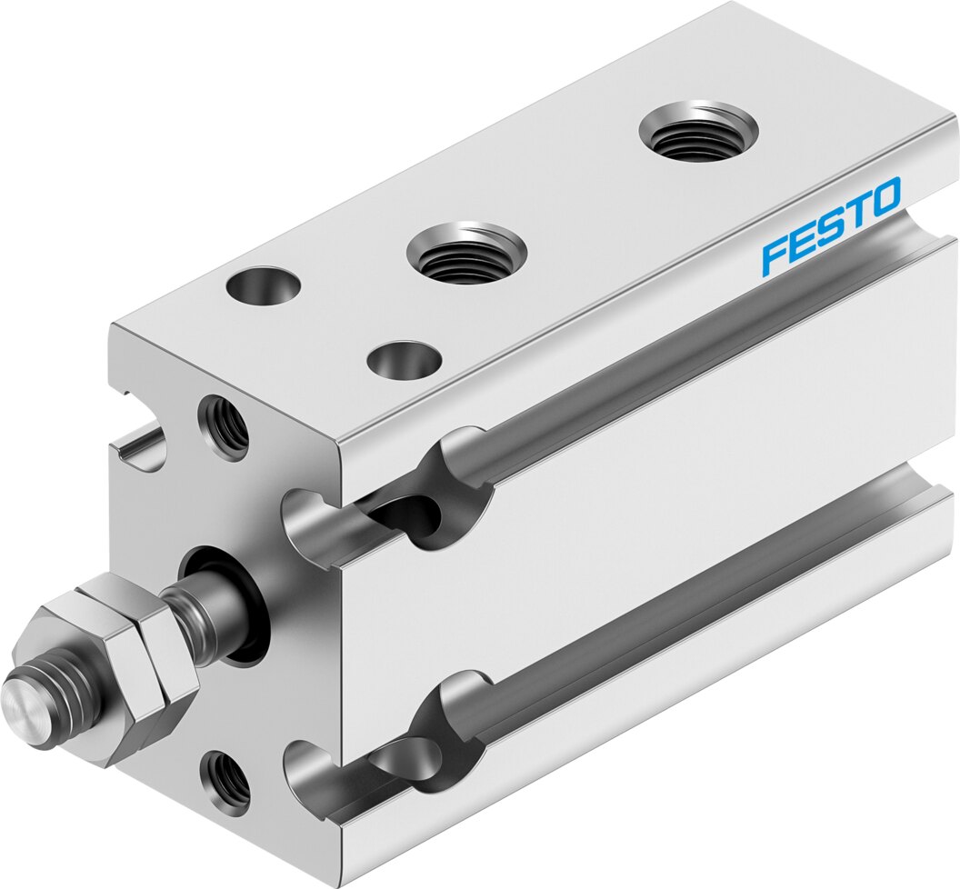 Компактный пневмоцилиндр (DPDM-10-5-PA, Festo)