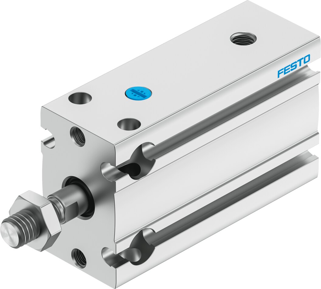 Компактный пневмоцилиндр (DPDM-16-15-S-PA, Festo)