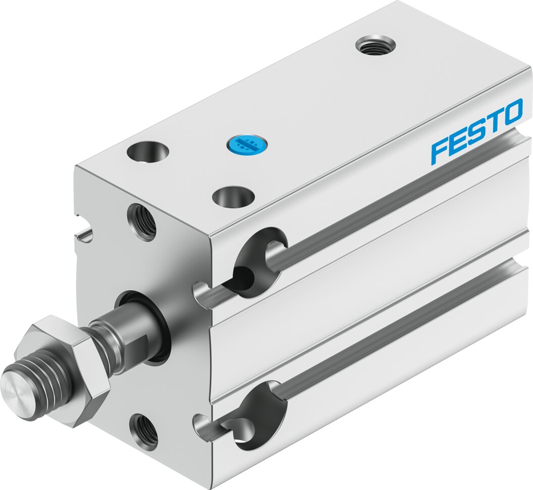 Компактный пневмоцилиндр (DPDM-20-15-S-PA, Festo)