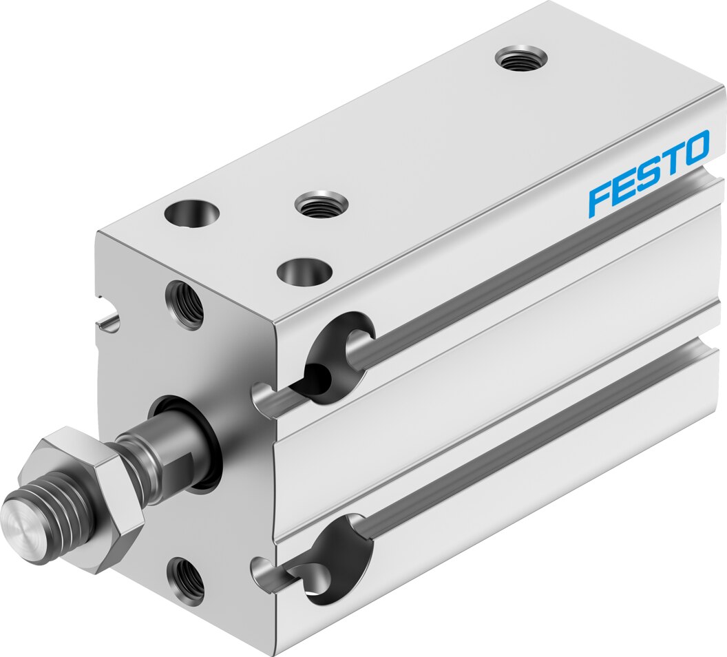 Компактный пневмоцилиндр (DPDM-20-20-PA, Festo)