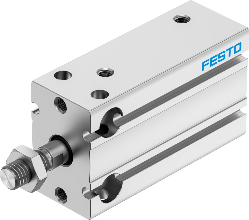 Компактный пневмоцилиндр (DPDM-20-25-PA, Festo)