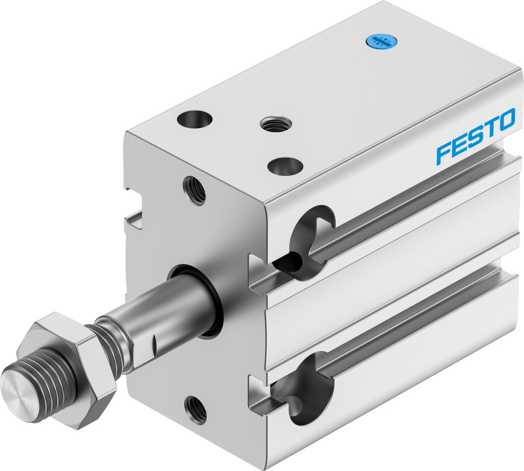 Компактный пневмоцилиндр (DPDM-25-10-P-PA, Festo)