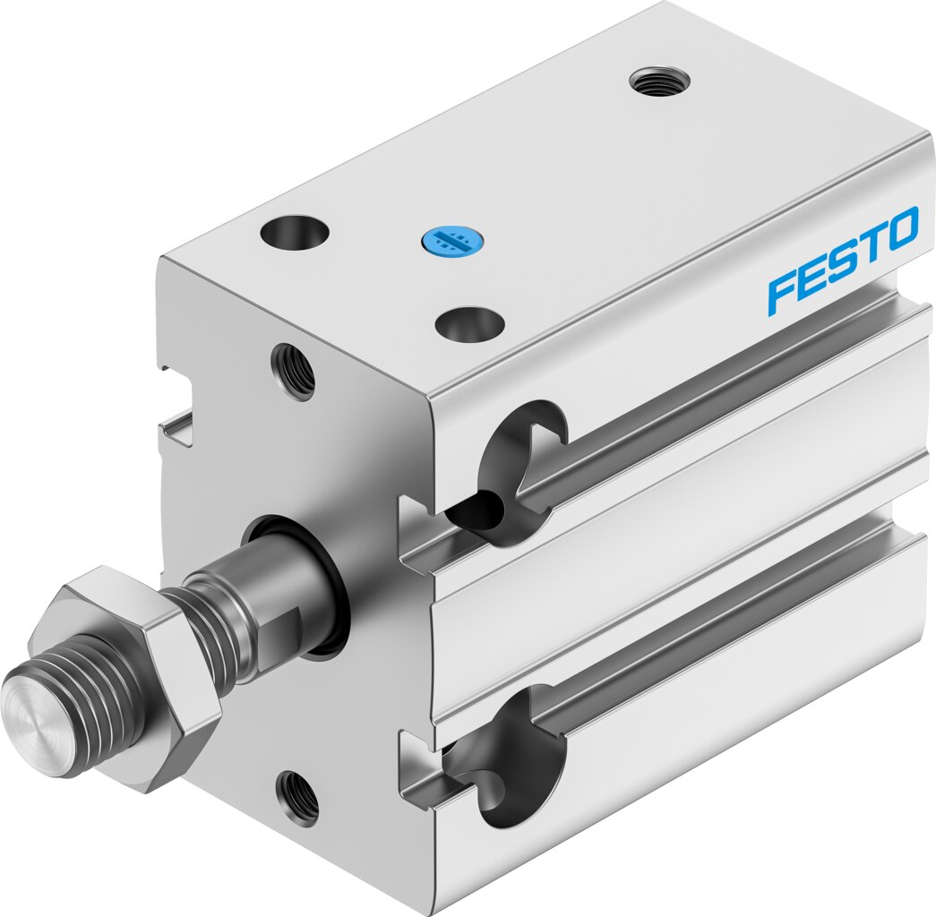 Компактный пневмоцилиндр (DPDM-25-10-S-PA, Festo)