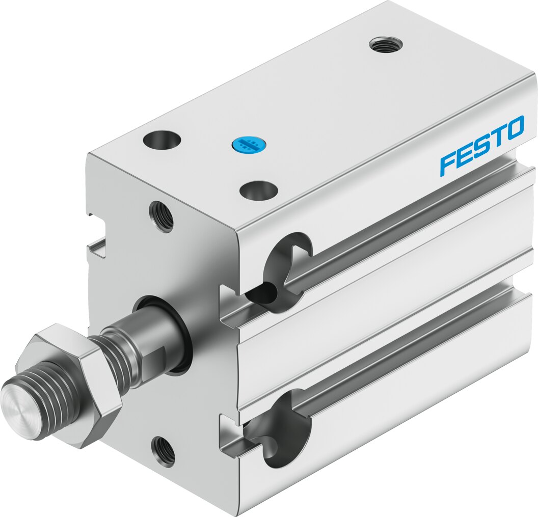 Компактный пневмоцилиндр (DPDM-25-15-S-PA, Festo)