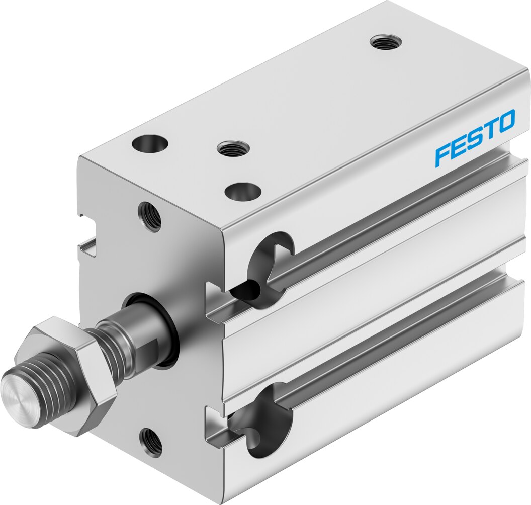 Компактный пневмоцилиндр (DPDM-25-20-PA, Festo)