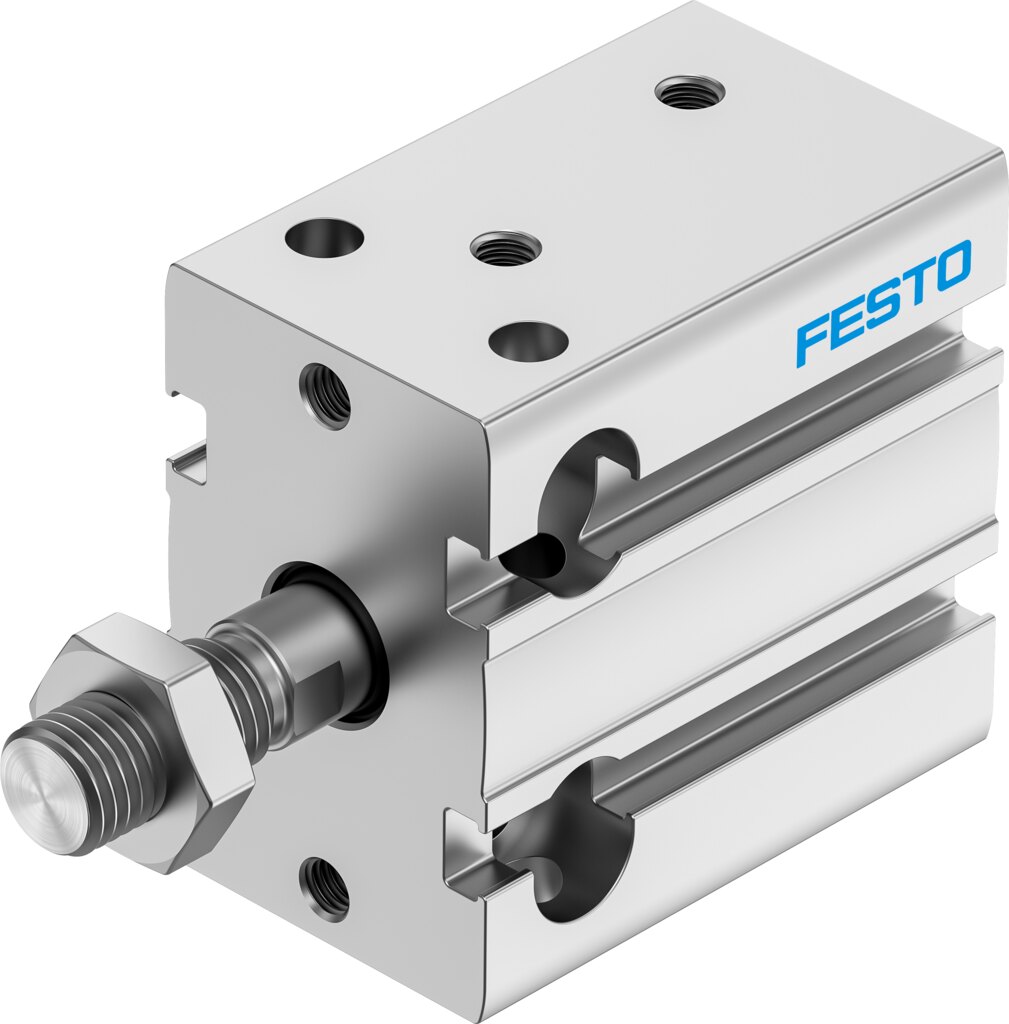 Компактный пневмоцилиндр (DPDM-25-5-PA, Festo)