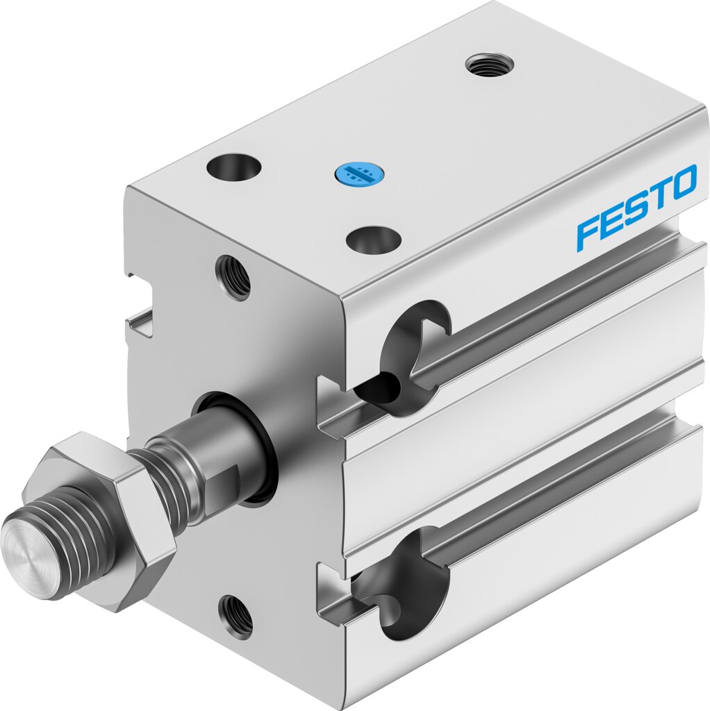 Компактный пневмоцилиндр (DPDM-25-5-S-PA, Festo)