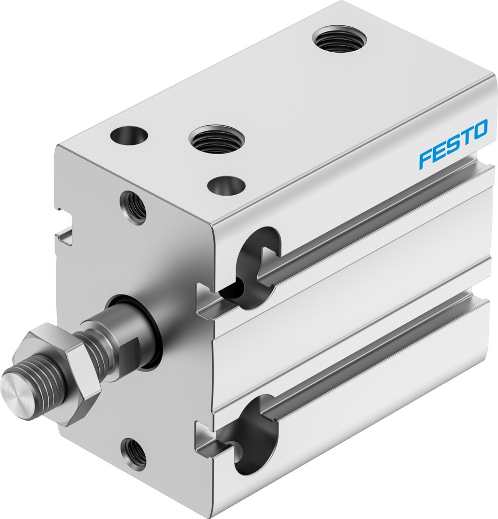Компактный пневмоцилиндр (DPDM-32-25-PA, Festo)