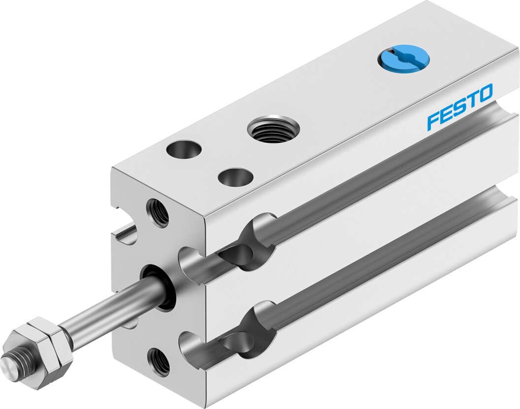 Компактный пневмоцилиндр (DPDM-6-10-P-PA, Festo)