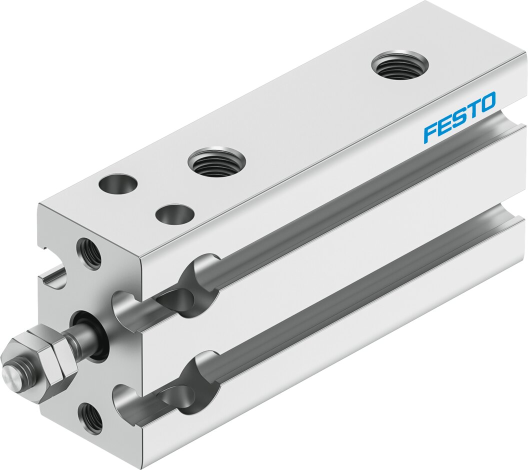 Компактный пневмоцилиндр (DPDM-6-15-PA, Festo)