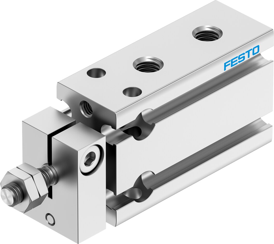 Компактный пневмоцилиндр (DPDM-Q-10-5-PA, Festo)