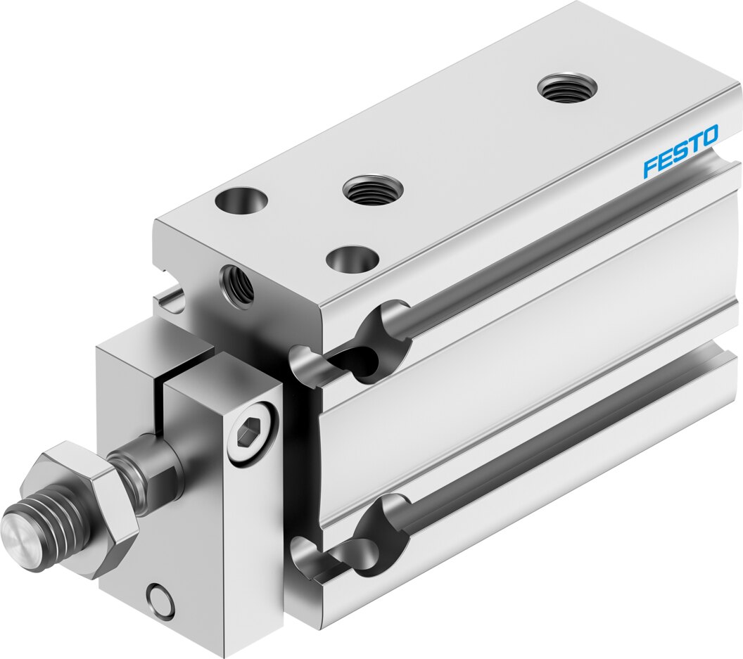 Компактный пневмоцилиндр (DPDM-Q-16-10-PA, Festo)