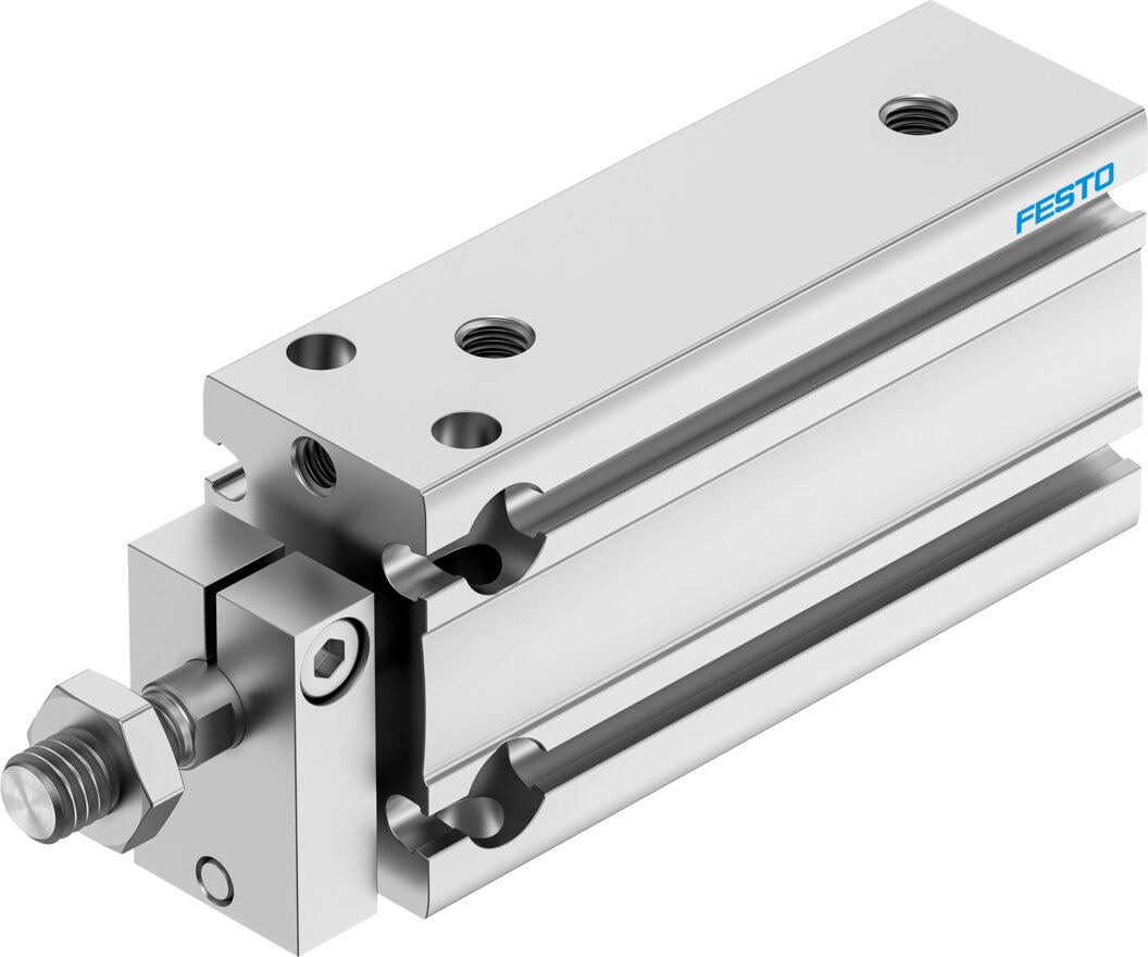 Компактный пневмоцилиндр (DPDM-Q-16-25-PA, Festo)