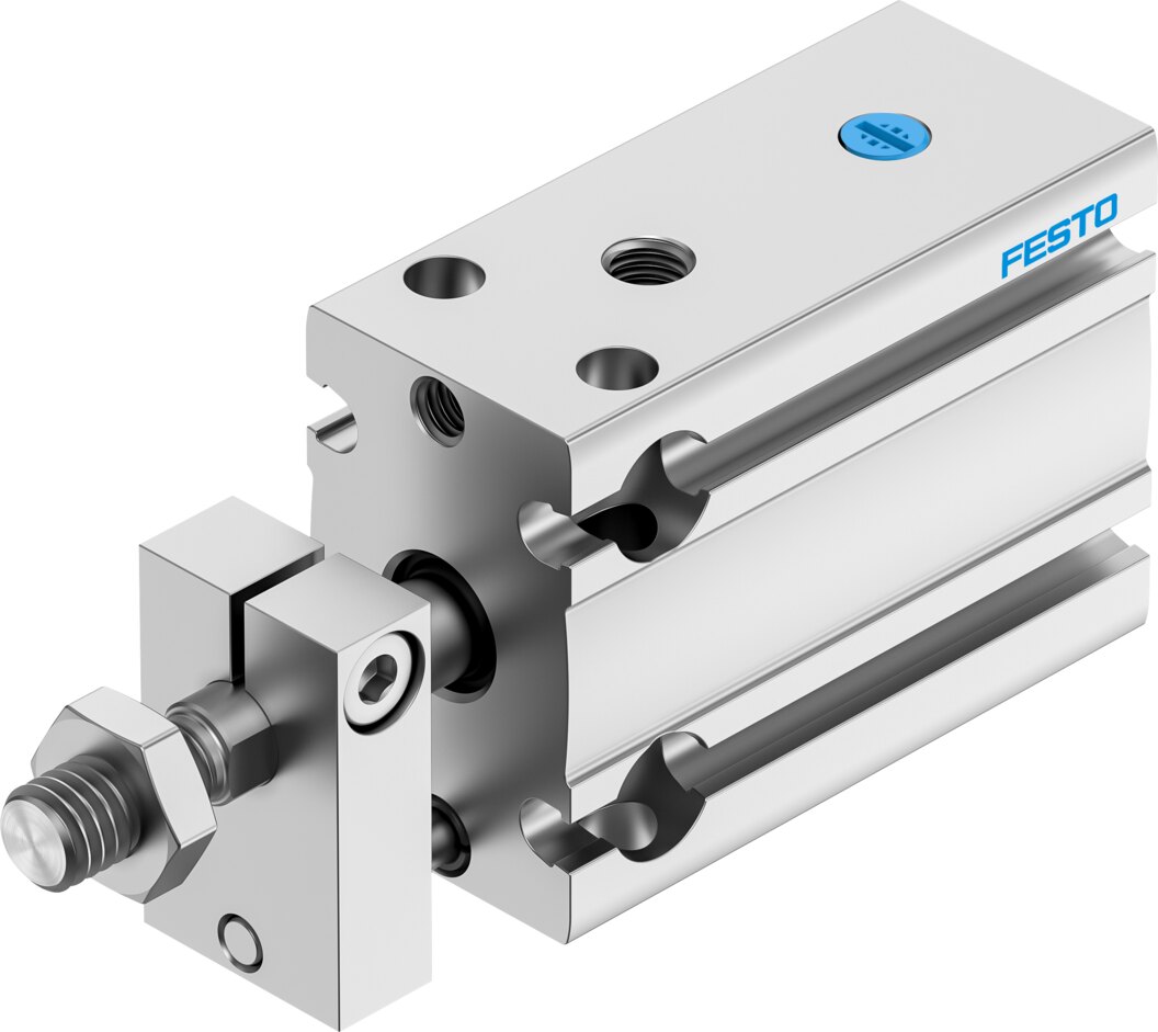 Компактный пневмоцилиндр (DPDM-Q-16-5-P-PA, Festo)