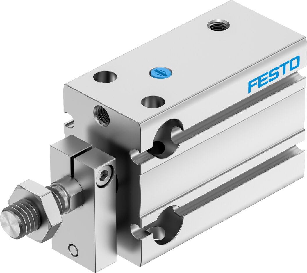 Компактный пневмоцилиндр (DPDM-Q-20-10-S-PA, Festo)