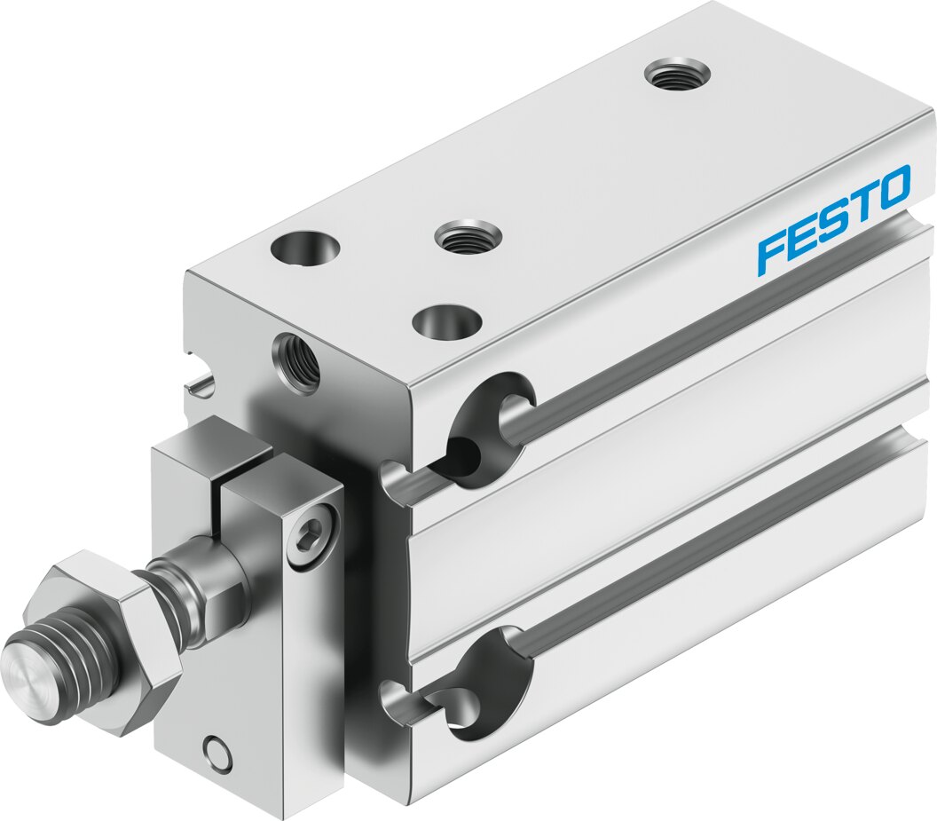 Компактный пневмоцилиндр (DPDM-Q-20-15-PA, Festo)