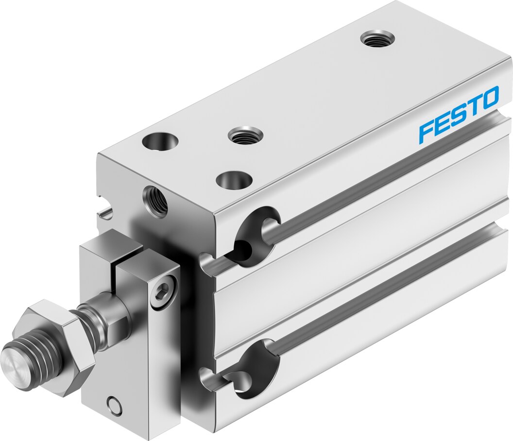 Компактный пневмоцилиндр (DPDM-Q-20-20-PA, Festo)