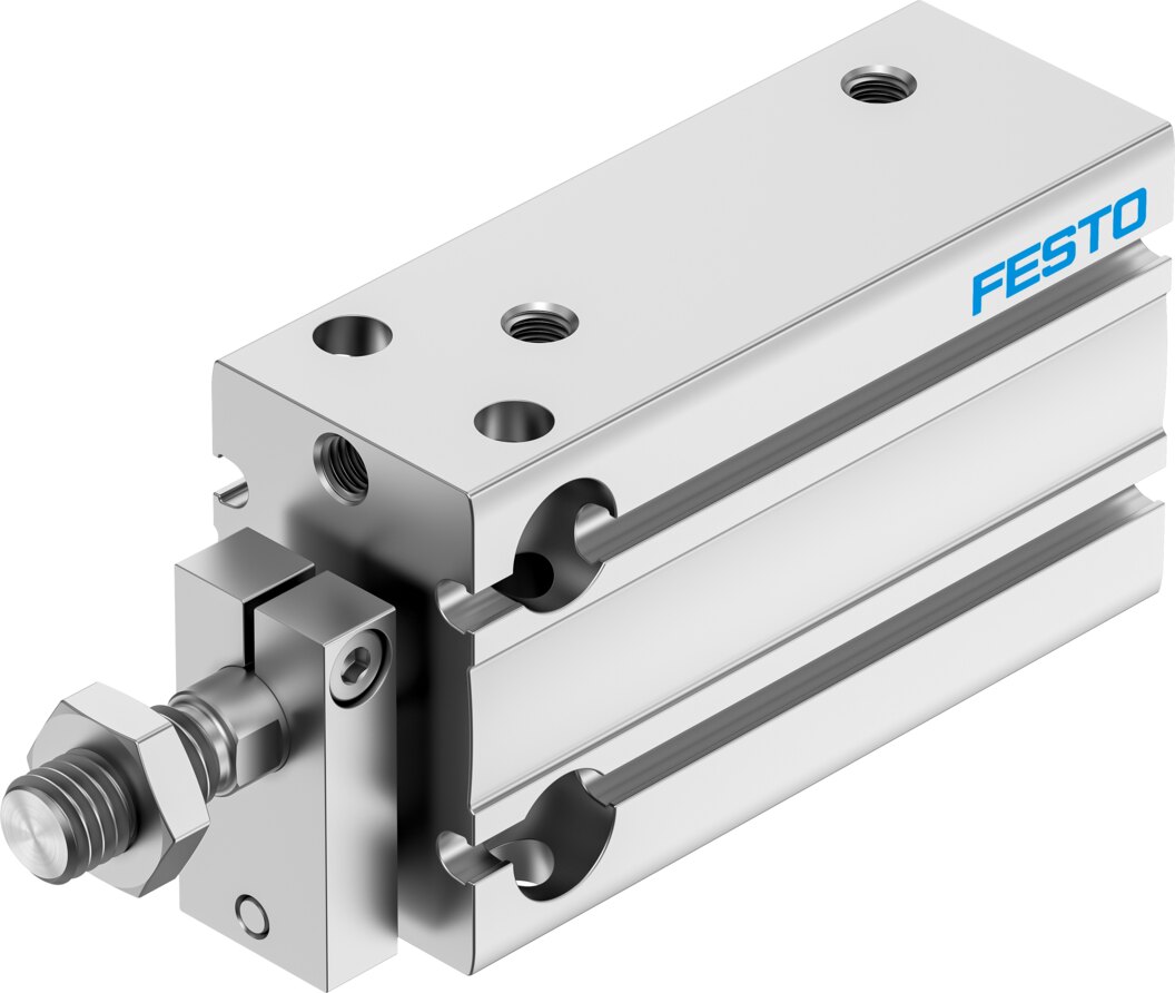 Компактный пневмоцилиндр (DPDM-Q-20-25-PA, Festo)