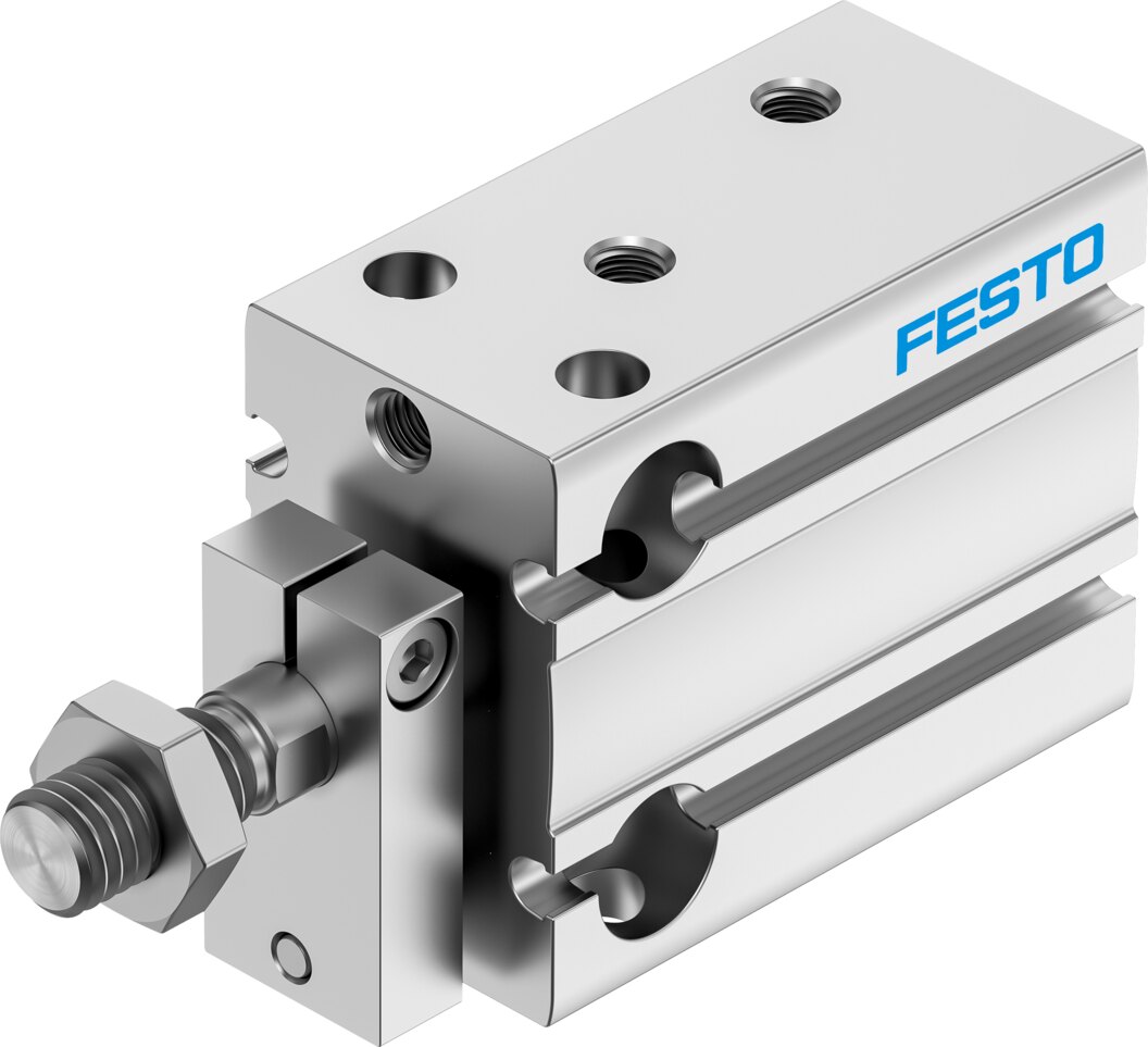 Компактный пневмоцилиндр (DPDM-Q-20-5-PA, Festo)