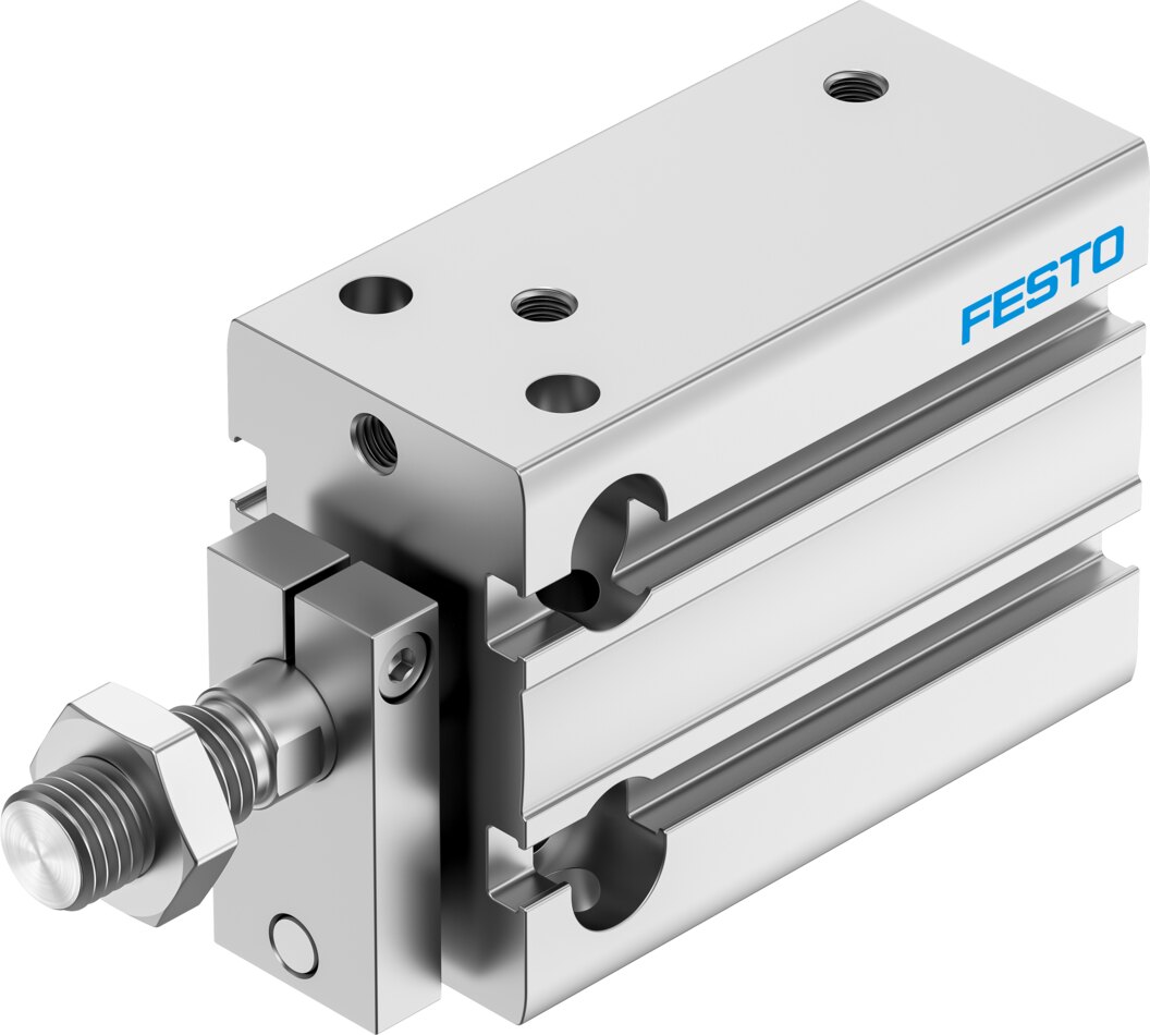 Компактный пневмоцилиндр (DPDM-Q-25-20-PA, Festo)