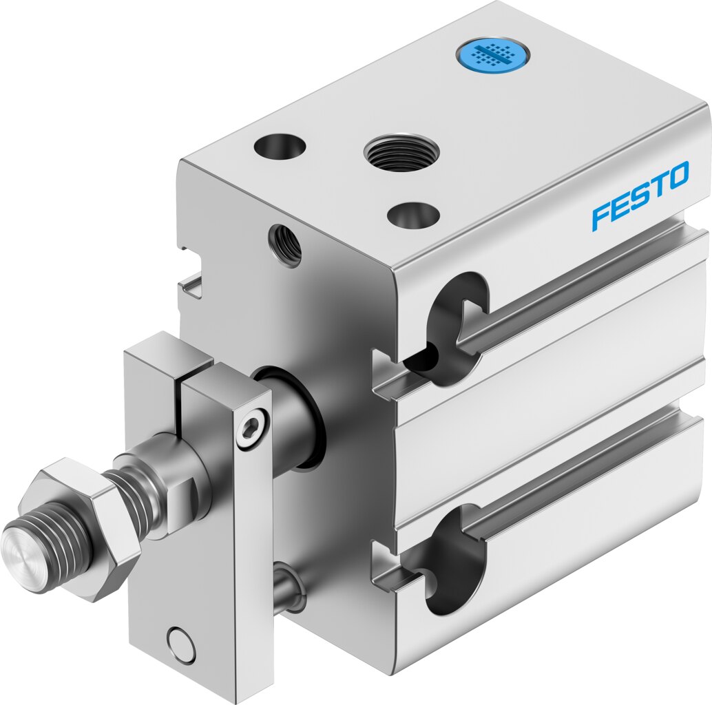 Компактный пневмоцилиндр (DPDM-Q-32-10-P-PA, Festo)