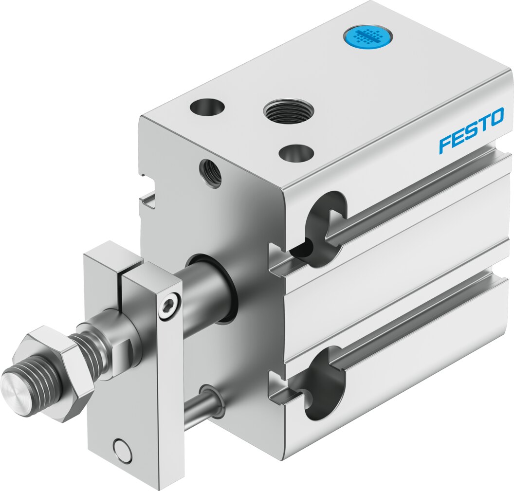 Компактный пневмоцилиндр (DPDM-Q-32-15-P-PA, Festo)