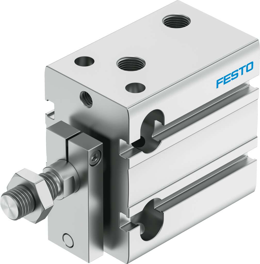 Компактный пневмоцилиндр (DPDM-Q-32-15-PA, Festo)